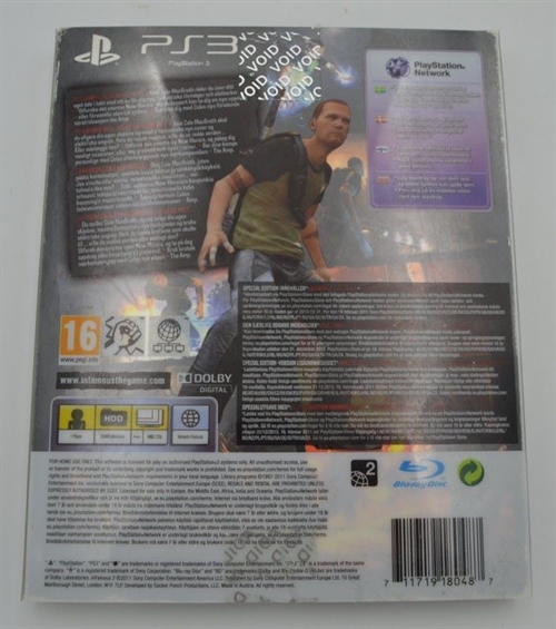 inFamous 2 Special Edition - PS3 (B Grade) (Genbrug)